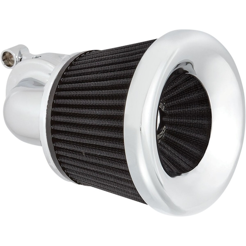 Velocity 90 Air Cleaners, Chrome – 00-17 Twin Cam