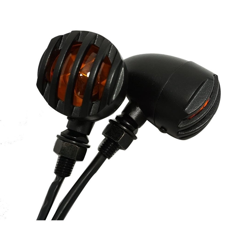 Indicators – LED  Black Vintage Grilled