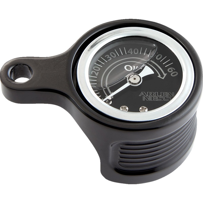 Method Oil Pressure Gauge, Black –  99-17 Twin Cam