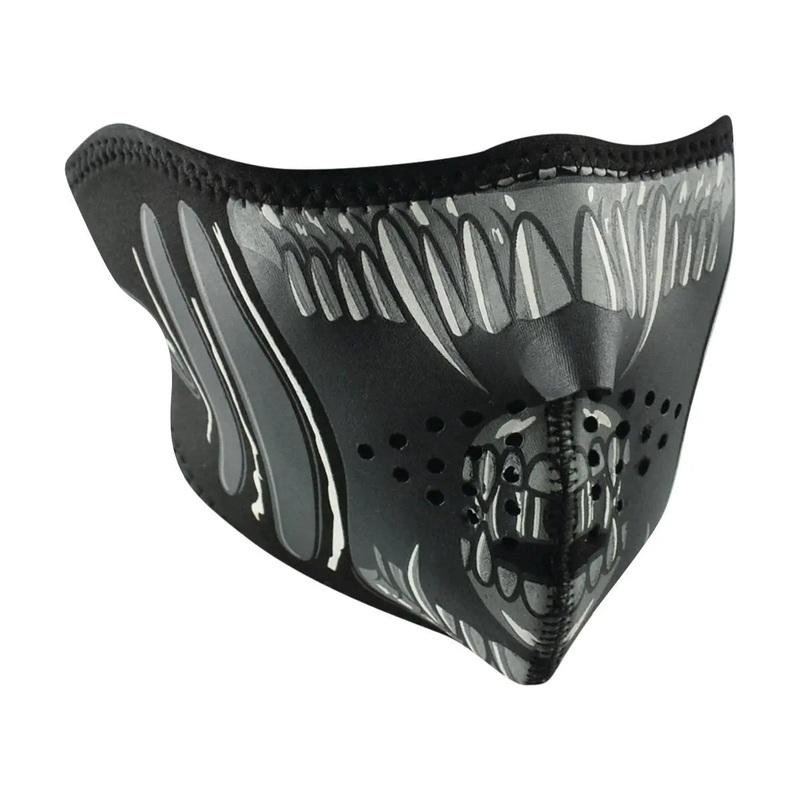 ZAN Headgear Neoprene Half Face Mask Alien