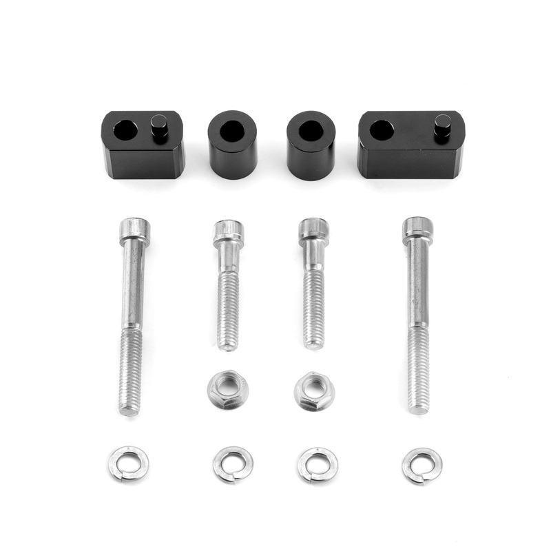 2009-2025 Harley Touring FLHT FLHR FLTR Driver Floorboard Extension Spacers Aluminum Alloy