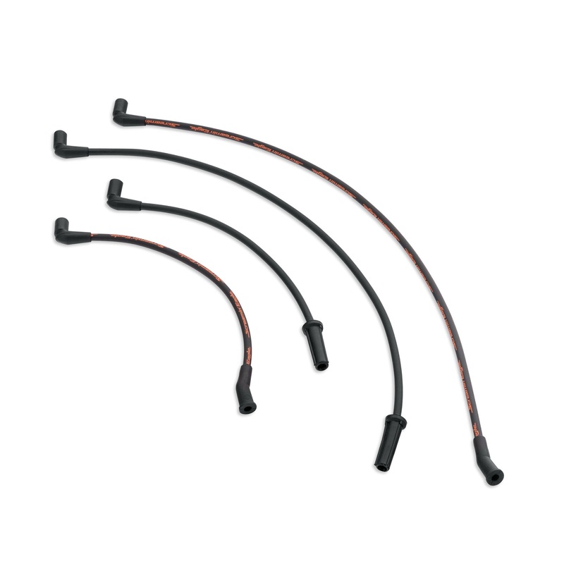 Harley-Davidson 31600108 Screamin’ Eagle 10MM Phat Spark Plug Wires Black Screaming Eagle