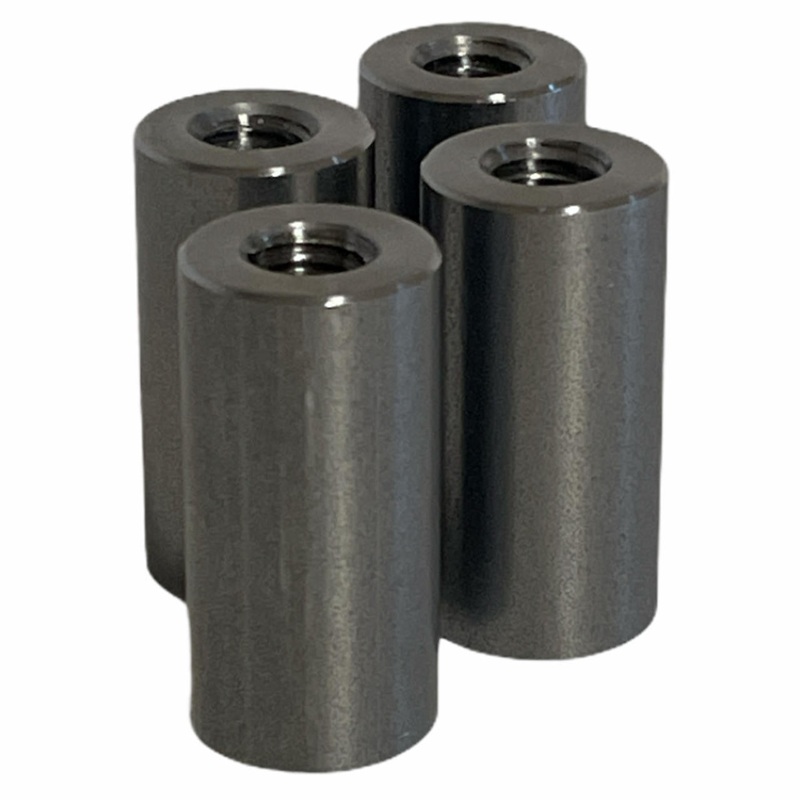 Threaded Steel Bungs 3/8-16 Thread 1.5″ Long – 4 Pack