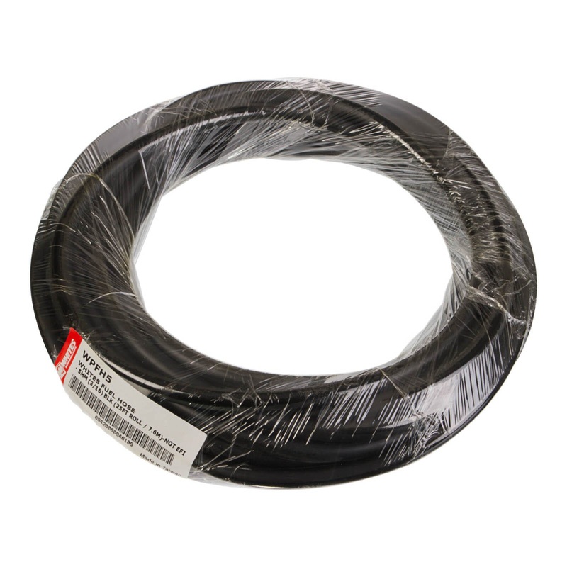 WHITES FUEL HOSE – 5MM (3/16) BLK (25FT ROLL / 7.6M)-NOT EFI