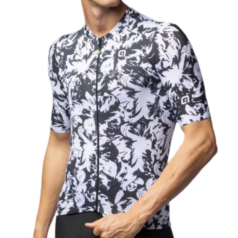 Ale Clothing Essenza Pragma Short Sleeves Cycle Jersey Black / White
