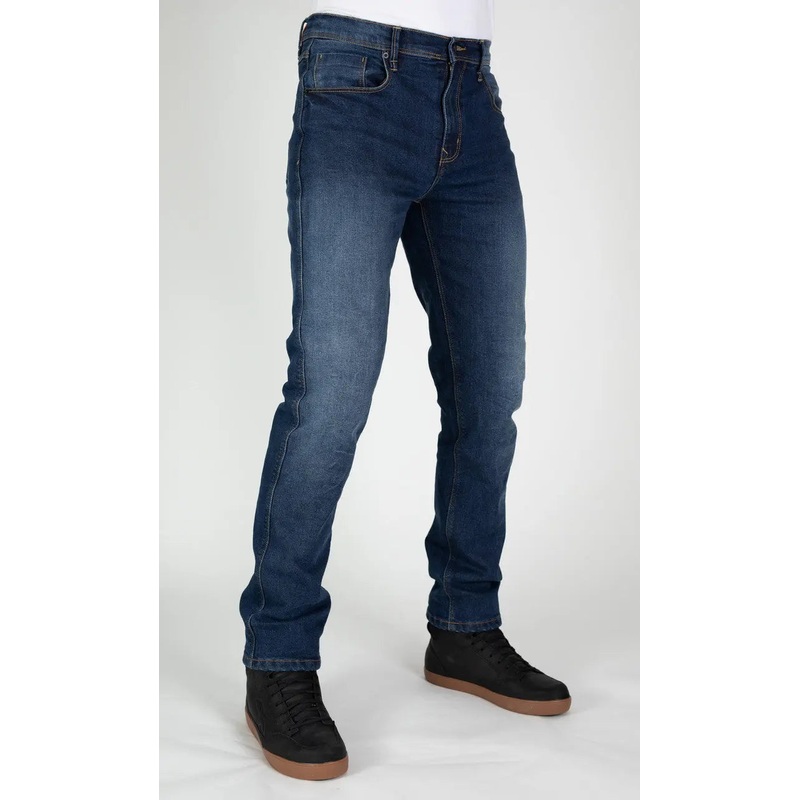 MotoJean Straight Fit Denim Jeans Blue