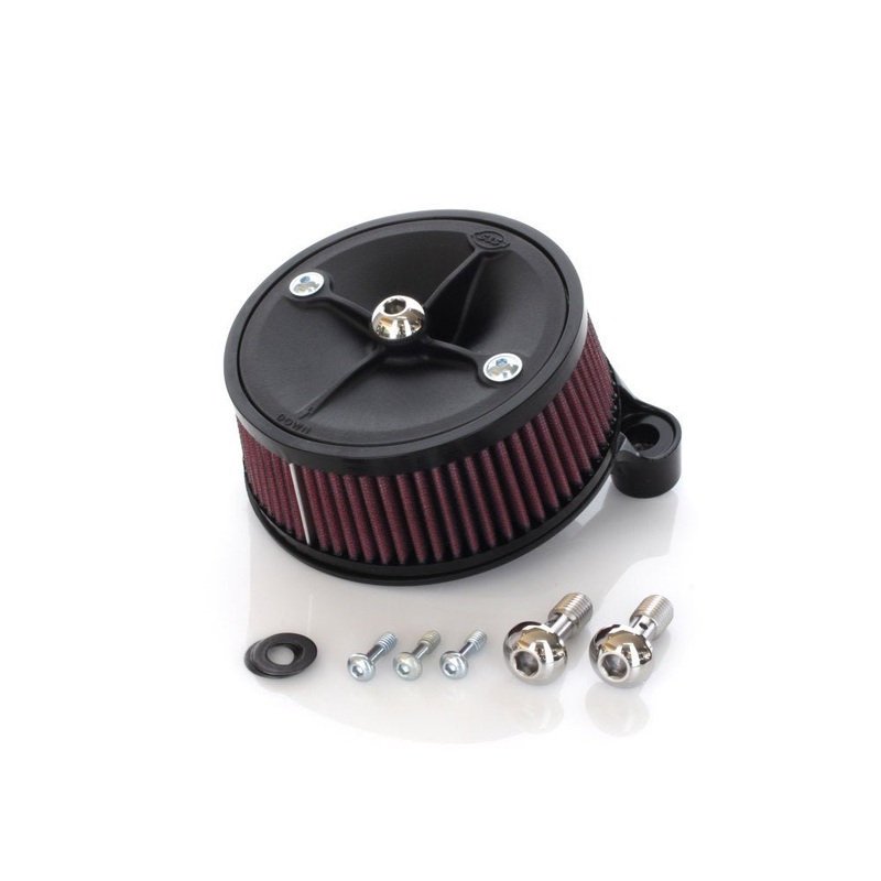 Stealth Air Cleaner Kit. Fits Sportster 2007-2021 with Delphi EFI.