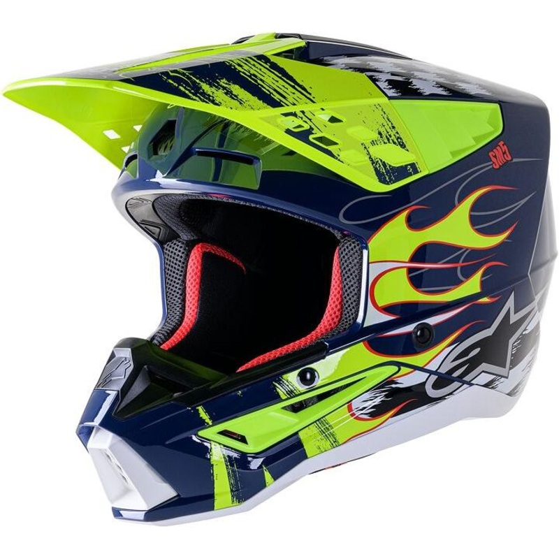 Alpinestars Supertech M5 Rash MX Navy / Fluo Yellow