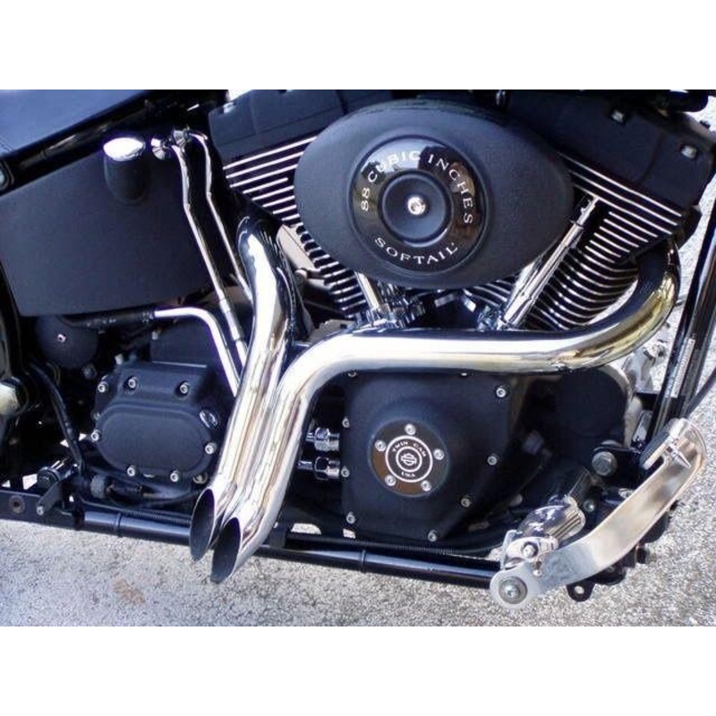 Harley Davidson Dyna glide LAF exhausts Y Pipes Exhaust Chopper exhaust FATBOY