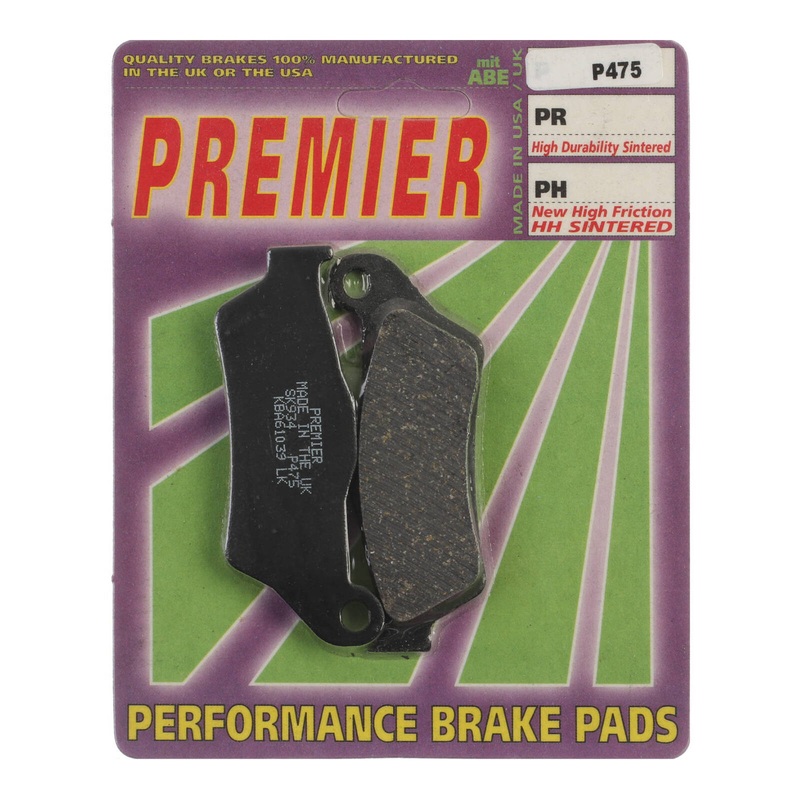 Premier Brake Pads – P Organic Standard (GF349S3)