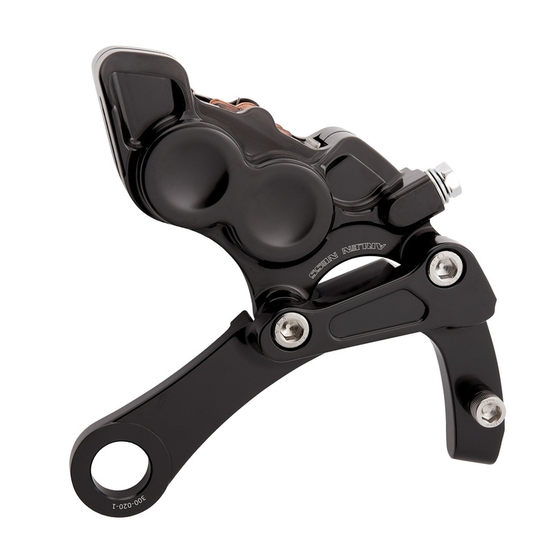 Rear 4-Piston Brake Caliper Kit, Black – 18+ Softail