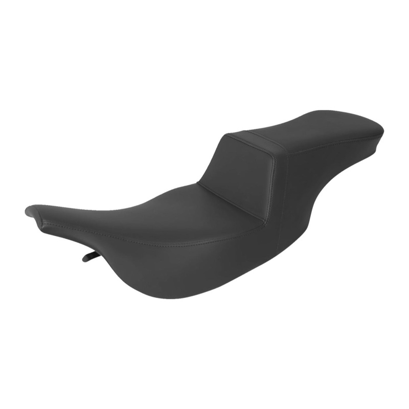 SADDLEMEN – Tour Step-Up Seat – Smooth – Black – FL ’97-’07