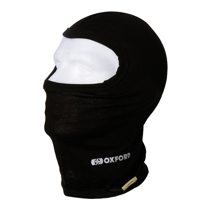 Oxford Deluxe Balaclava Merino – Black (One Size)