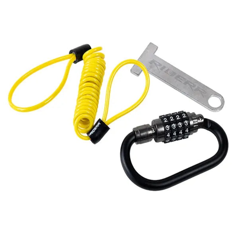 Riderr Helmet Lock Black / Yellow