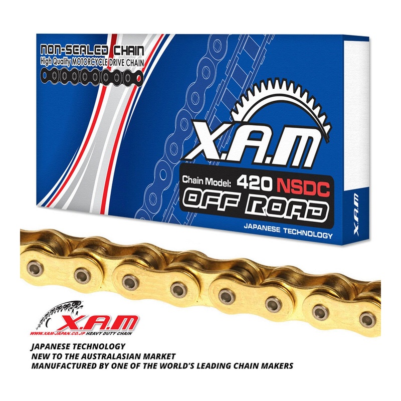 XAM 420NSDC Chromized Chain – Gold / Gold