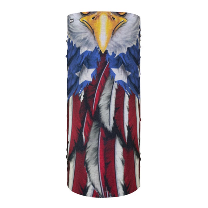 ZAN Headgear Polyester Motley Tube USA Eagle