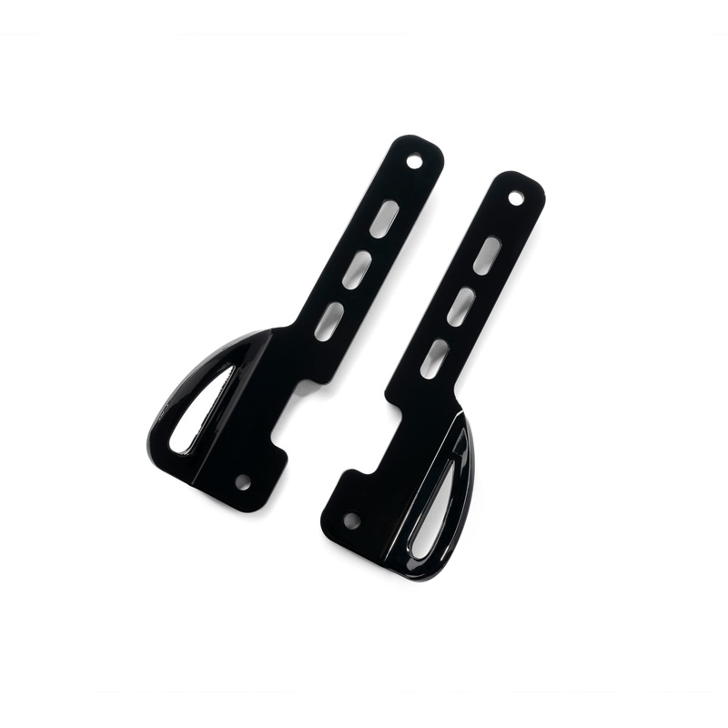 Harley Davidson 93500036 Black Tie-Down Brackets KIT,TIE DN STRP,BRACKETS,BLACK