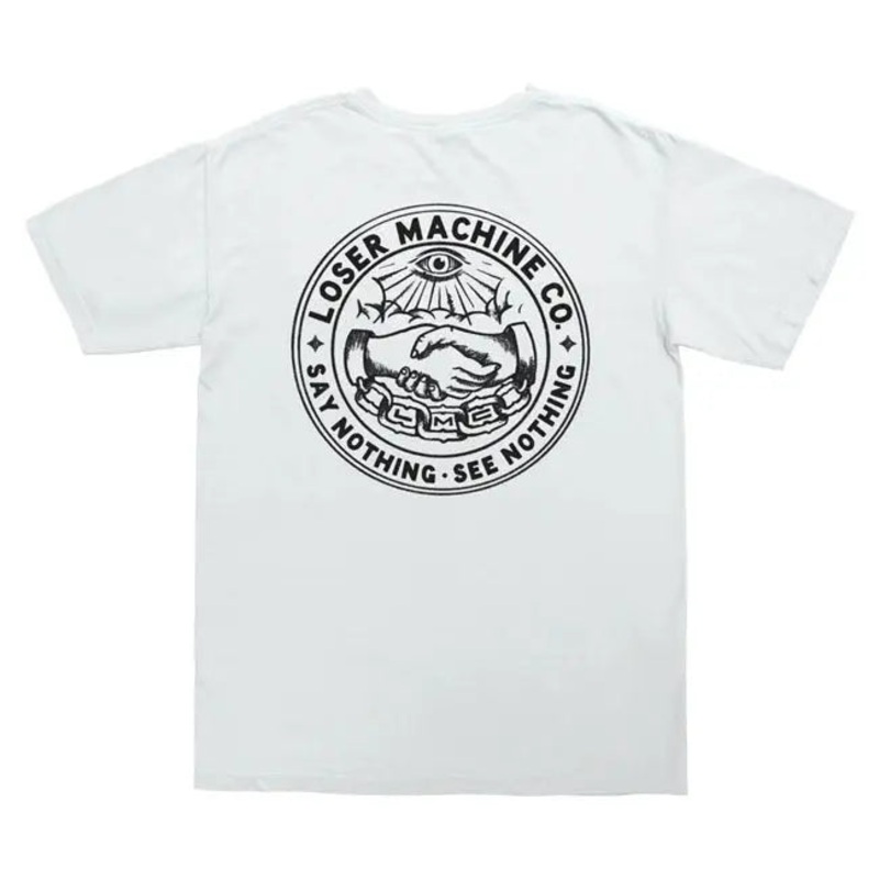 Loser Machine Secret Society T-Shirt White