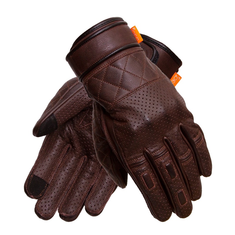 Merlin Clanstone D3O Leather Gloves Brown