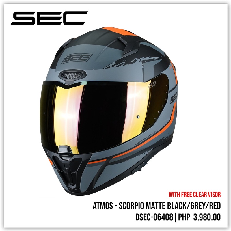 SEC ATMOS – SCORPIO (BLACK/GREY/RED)