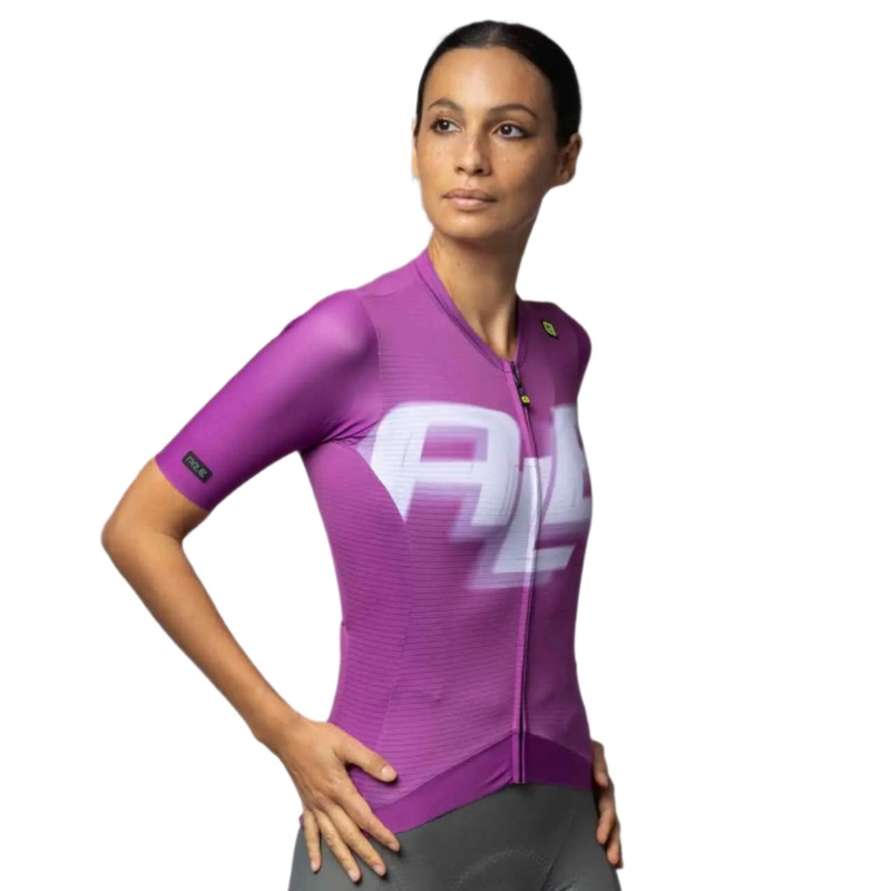 Ale Clothing Sauvage PR-E Ladies Short Sleeves Cycle Jersey Purple