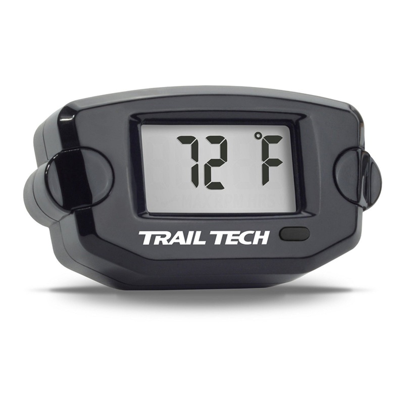 Trail Tech TTO Temperature Meter 10mm Spark Plug – Black