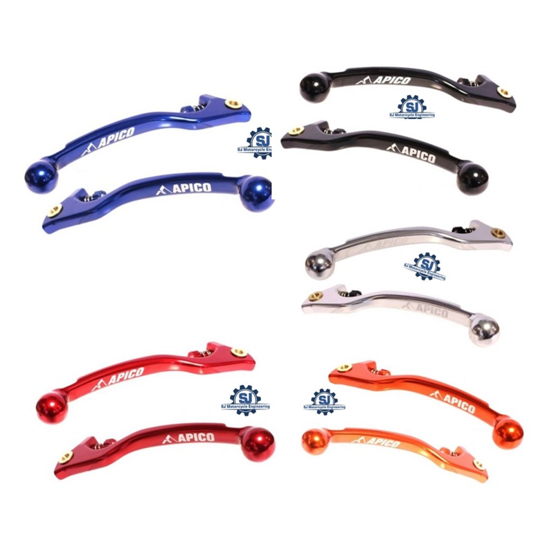 APICO ELITE GRIMECA BETA BRAKE & CLUTCH LEVER SET (4 COLOURS)