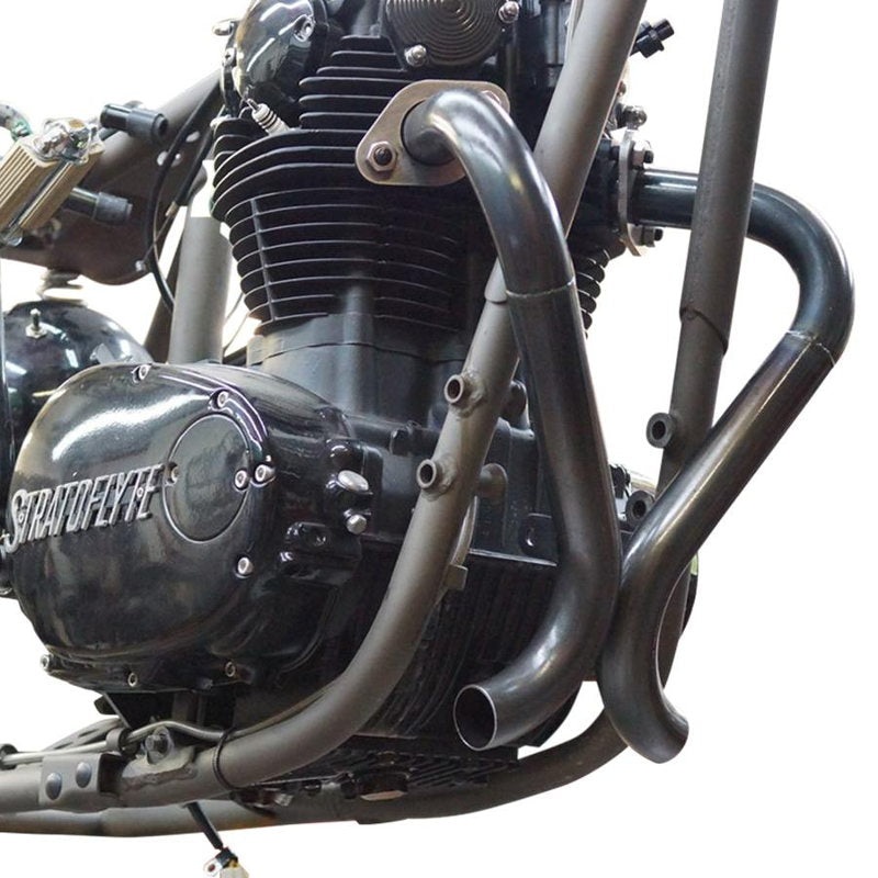 Yamaha XS650 “Double D” Exhaust System By: Pandemonium