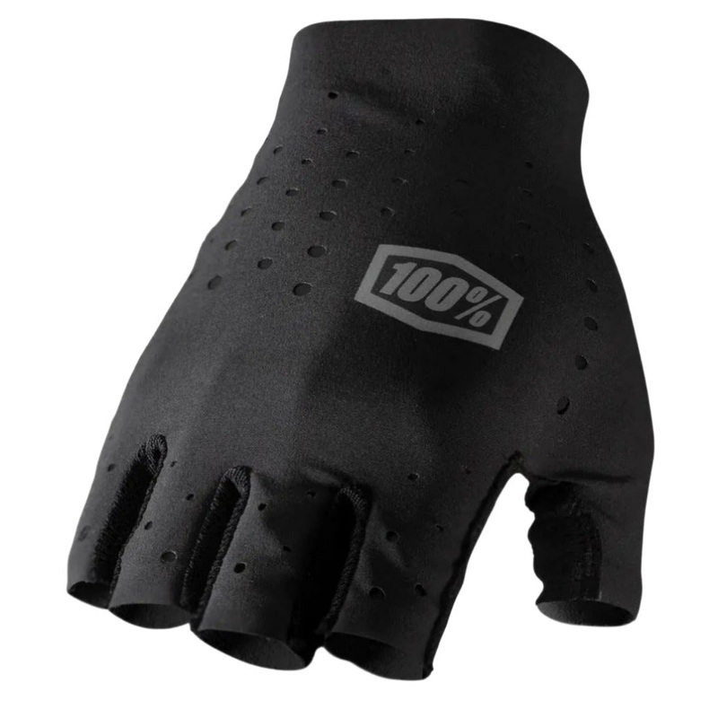 100% Sling Short Finger Cycle Gloves Black