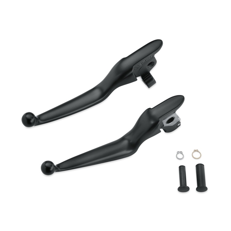 Harley Davidson 36700064 Black Hand Control Lever Kit KIT-HAND CNTRL LEVERS/BLACK
