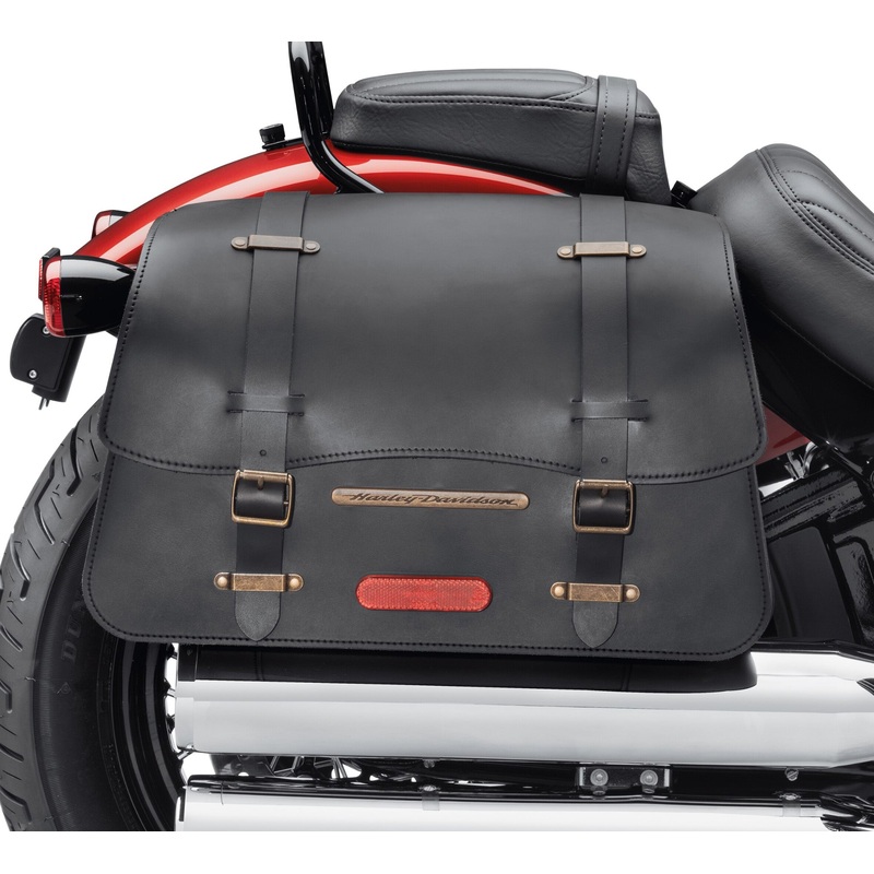 Harley Davidson 90201552A Detachables Leather Saddlebags Nostalgic Style KIT,S-BAG,RETRO