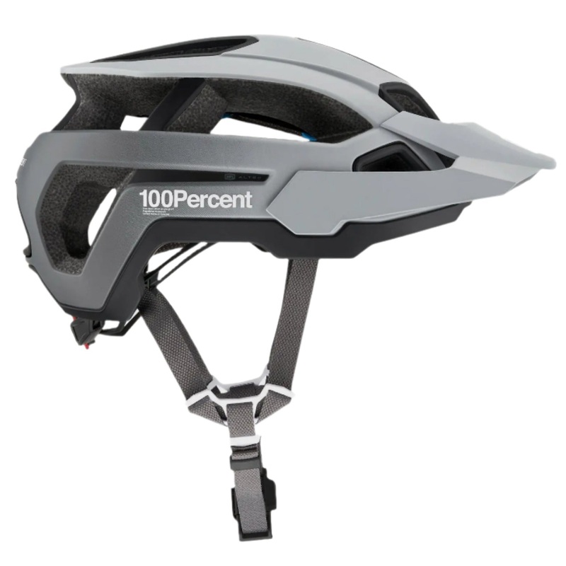100% Altec Fidlock Cycle Helmet 2021 Grey Fade