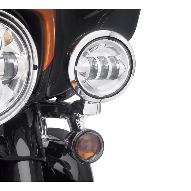 Harley Davidson 68000172 4 in. Daymaker Projector LED Auxiliary Lamps KIT-AUX LAMP,LED,4 INCH,CHROME