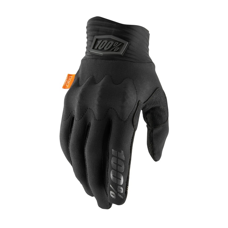 100% Cognito D30 Gloves Black / Charcoal