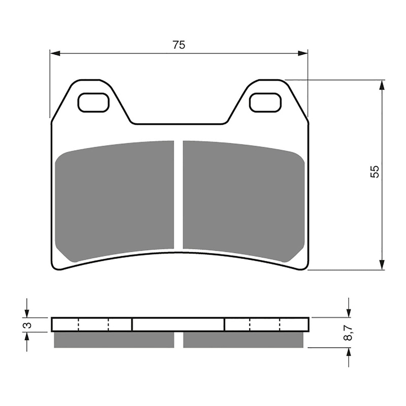 GOLDfren Brake Pads Sintered Sports GF141 – S3 ( PH223 )
