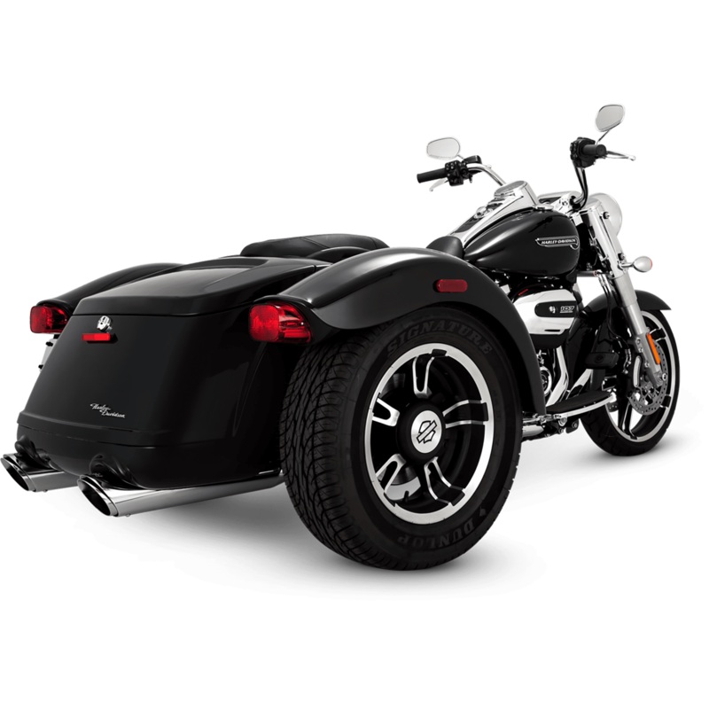 VANCE & HINES Twin Slash Slip-On Muffler 99-16 Touring