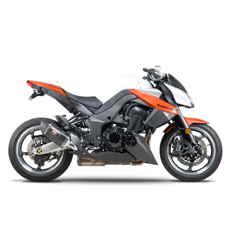 Z1000 10-16 R-77 Stainless Slip-On Exhaust, w/ Carbon Fiber Mufflers