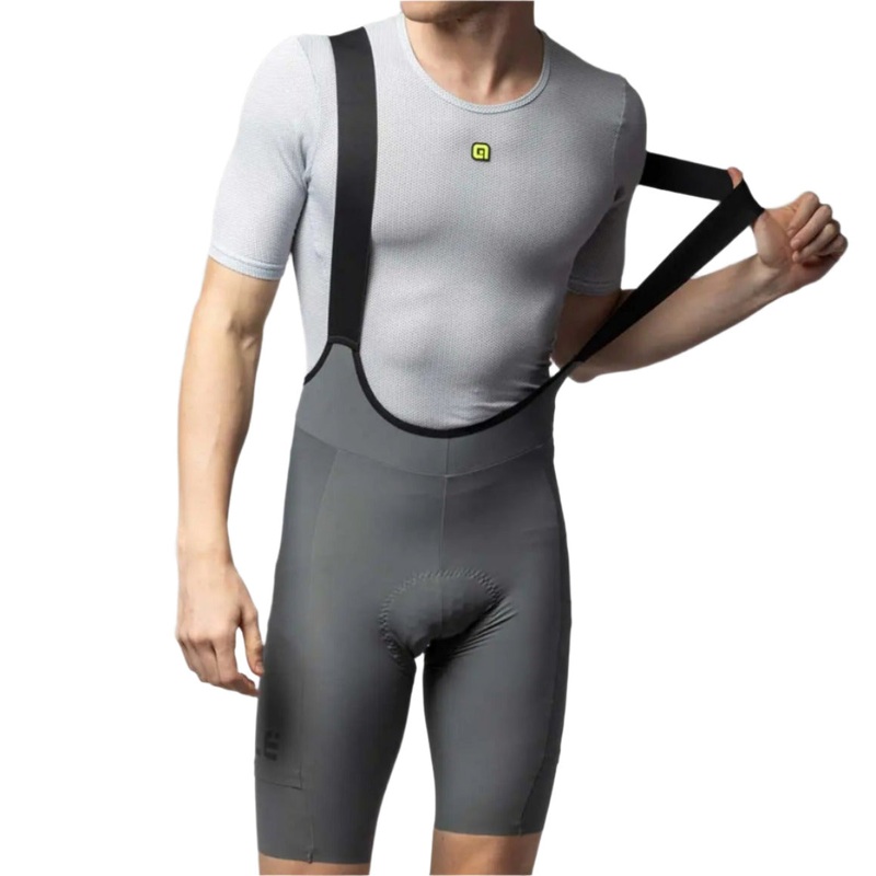 Ale Clothing Gravel Pro Off Road Cycle Bib Shorts Grey