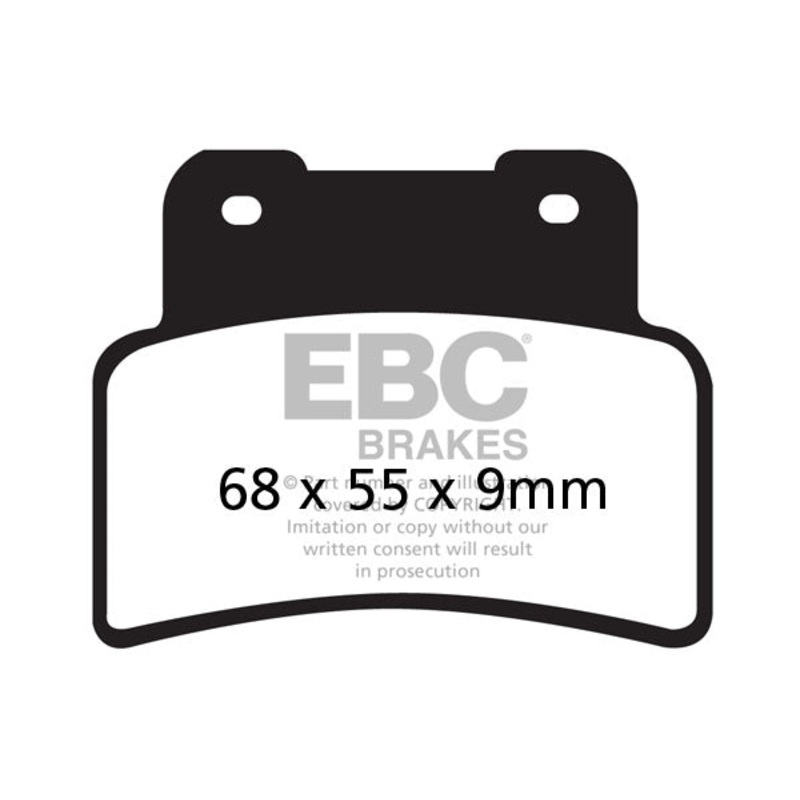 Brakes – FA432HH Fully Sintered – EBC (Front)