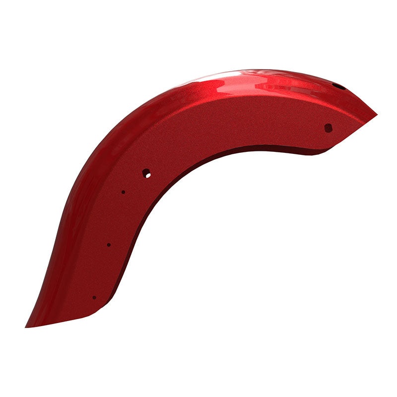 HR3 Wicked Red & Black Tempest 2019RGU Motorcycle Rear Fender Mudguard FLTRK,FLHTK/FLHT 2014-2023
