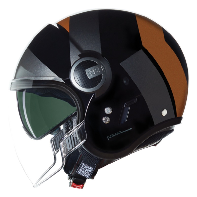 Nolan N21 Visor 06 Tangente Black / Orange / Grey
