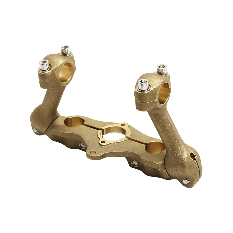 Stelling and Hellings Inline springer Top Clamp and Riser Set – Bronze – Narrowed