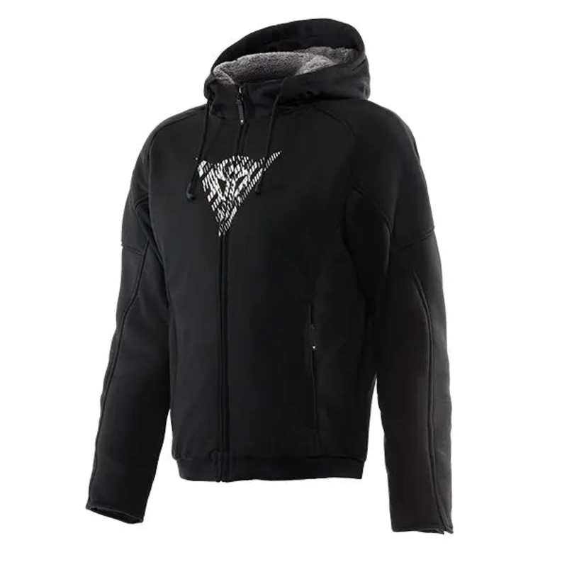 Dainese Bovisa Safety Ziper Hoodie Black / White