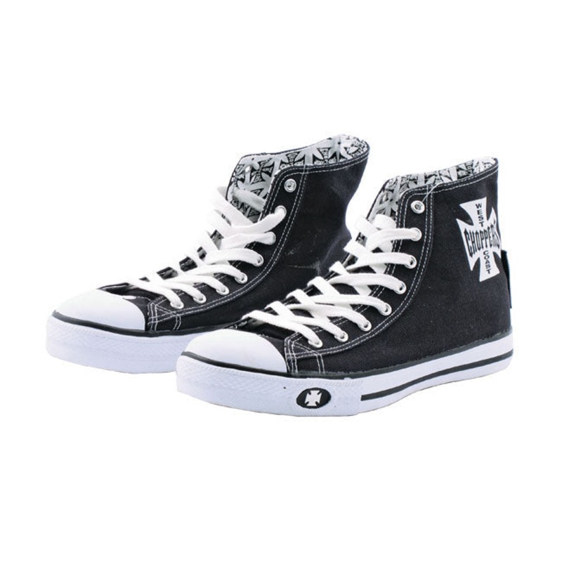 West Coast Choppers Warrior Hi-Tops Shoes Black