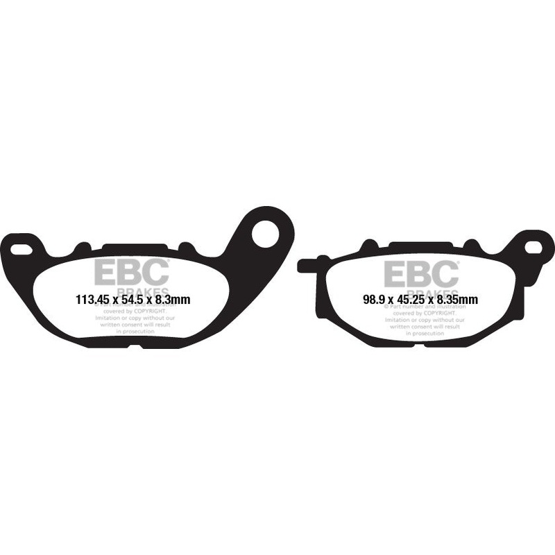 Brakes – FA663HH Fully Sintered – EBC (Front)