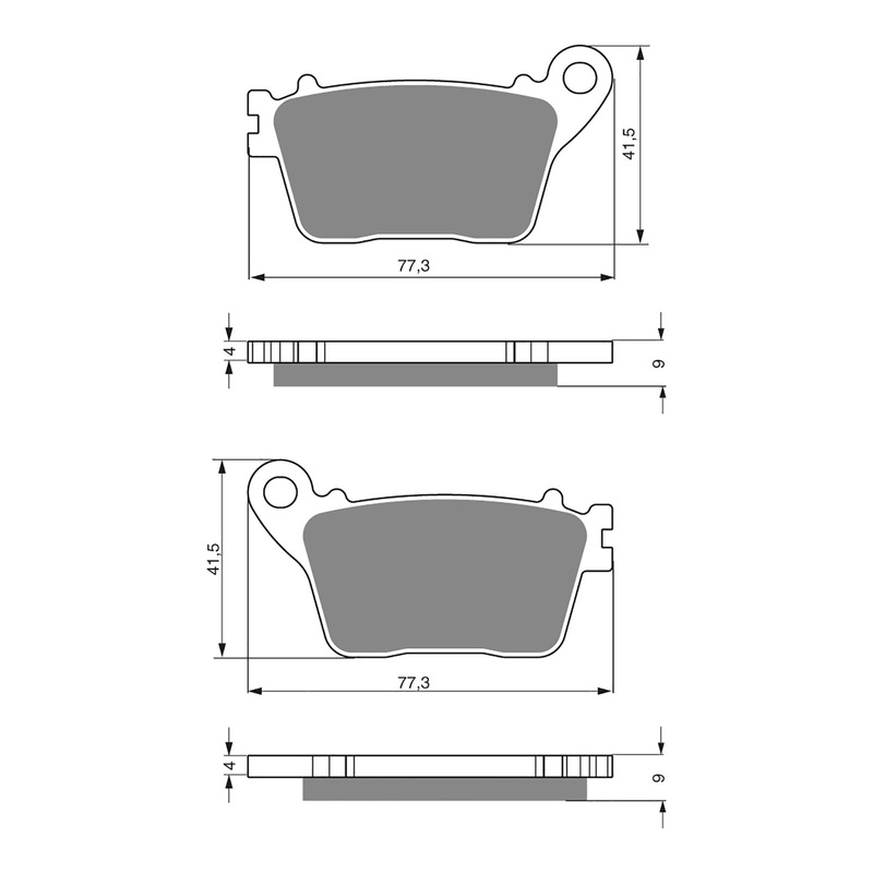 GOLDfren Brake Pads Sintered Sports GF242 – S3 ( PH381 )