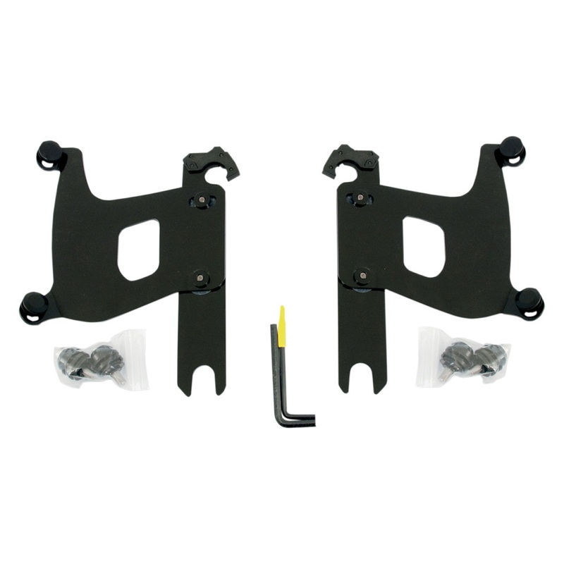 MEMPHIS SHADES – Bullet Fairing Trigger-Lock Hardware Kit – Bullet Trigger Lock Mounting Kit – Covered Forks – Without Lightbar