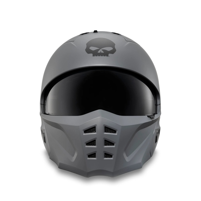 Genuine Harley- Davidson Pilot II 2-in-1 Helmet – Matte Gunship Grey 98119-24EX