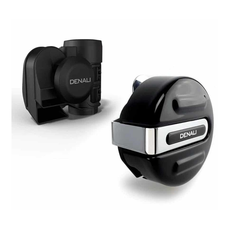 Denali SoundBomb V-Twin Dual-Tone Air Horn with Cover – Chrome
