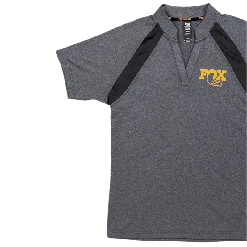 FOX Ladies Polo Cycle Shirt Grey